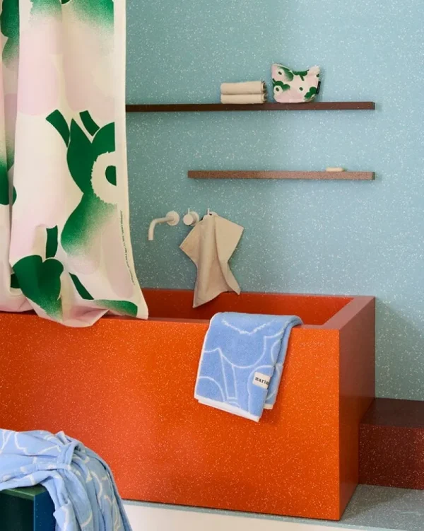 Marimekko Taschen | Kultur- Und Kosmetikbeutel^Kait Mini Unikko Häivähdys Kosmetiktasche, naturweiß - pink - grün