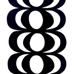 Marimekko Stoffe^Kaivo Stoff, weiß-schwarz