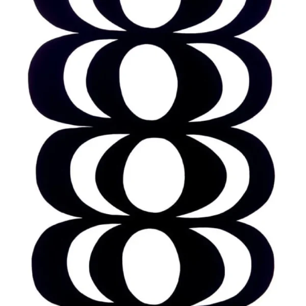 Marimekko Stoffe^Kaivo Stoff, weiß-schwarz
