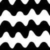 Marimekko Stoffe^Lokki Stoff, Schwarz – Weiß