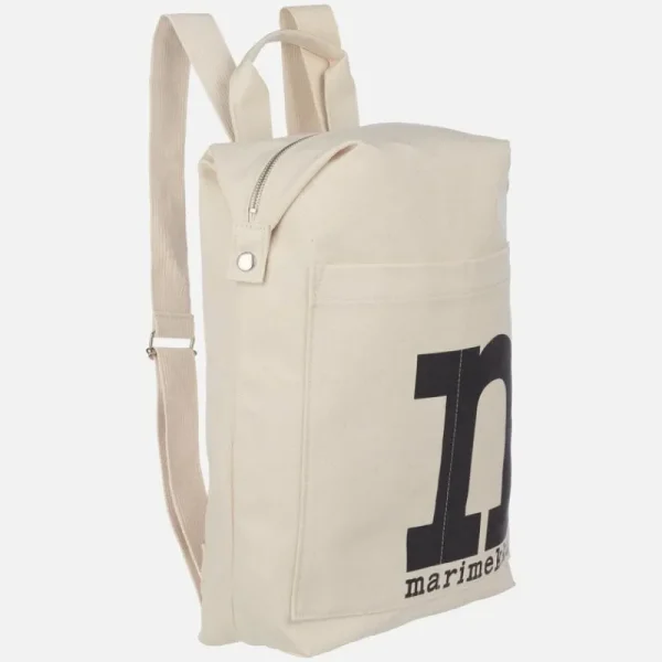 Marimekko Taschen^Mono Backpack Solid Rucksack, Baumwollweiß