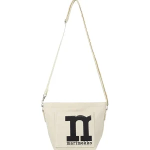 Marimekko Taschen^Mono Mini Crossbody Solid Schultertasche, Baumwollweiß