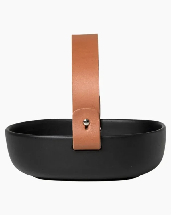 Marimekko Geschirr^Oiva – Pikku Koppa Servierplatte, Schwarz
