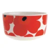 Marimekko Geschirr^Oiva – Unikko Schale 5 dl, Weiß – Rot – Blau