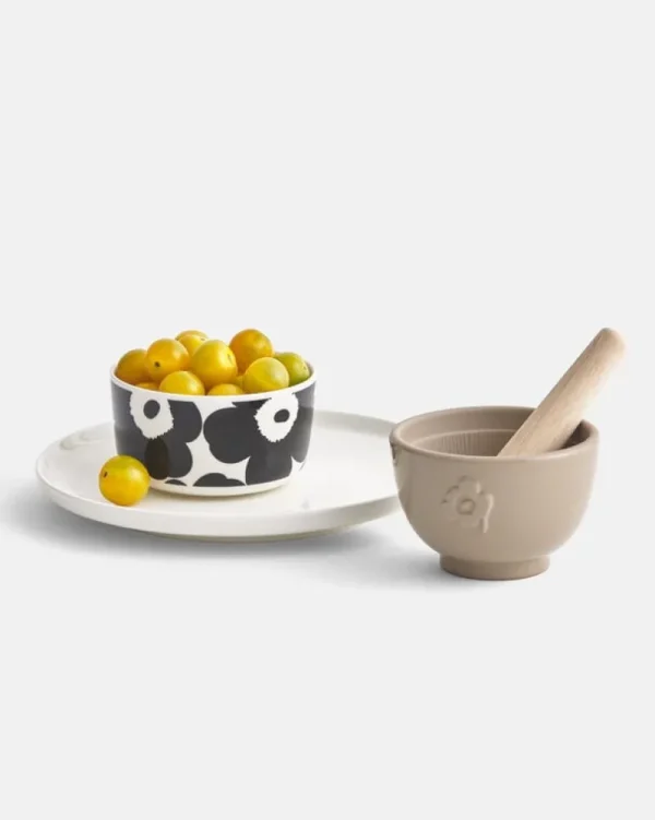 Marimekko Geschirr^Oiva – Unikko Schale, 2,5 dl, weiß – schwarz