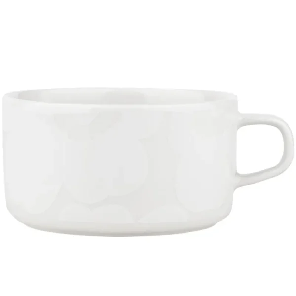Marimekko Geschirr^Oiva - Unikko Teetasse, 250 ml, Cremeweiß - Weiß