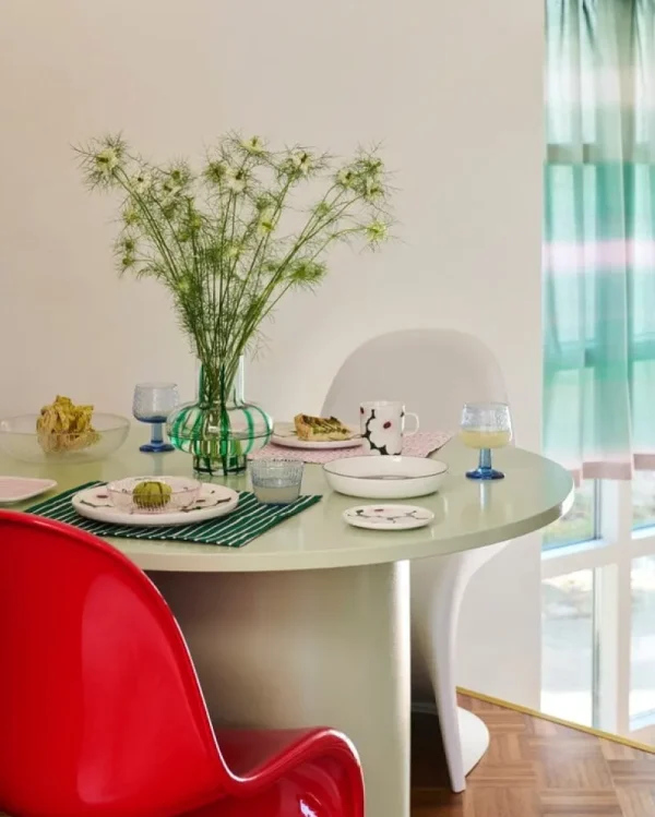 Marimekko Tischwäsche | Tischwäsche^Piccolo Tischset, grün - pink