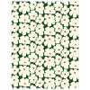 Marimekko Stoffe^Pieni Unikko Baumwollstoff, dunkelgrün - naturweiß - rosa - braunrot
