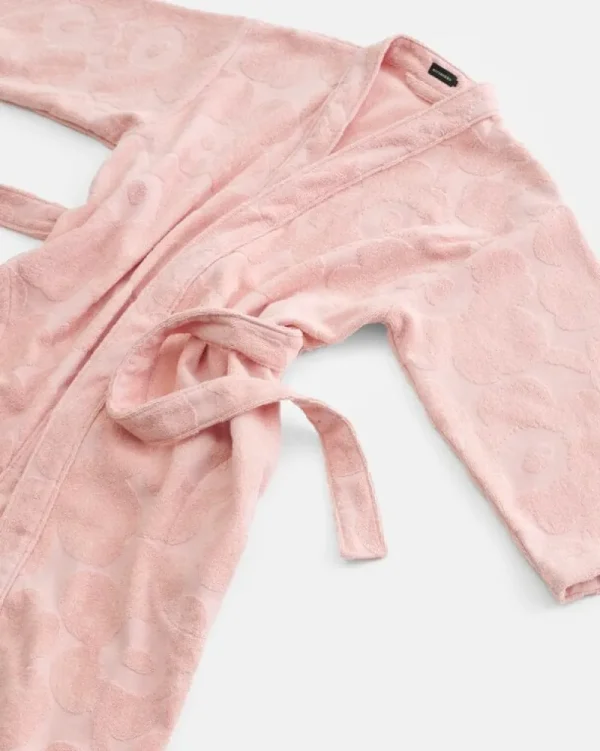 Marimekko Badezimmertextilien^Pieni Unikko Bademantel, Hellrosa - Rosa