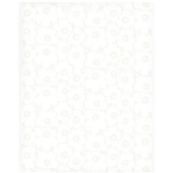 Marimekko Stoffe^Pieni Unikko Stoff, beschichtet, Weiß