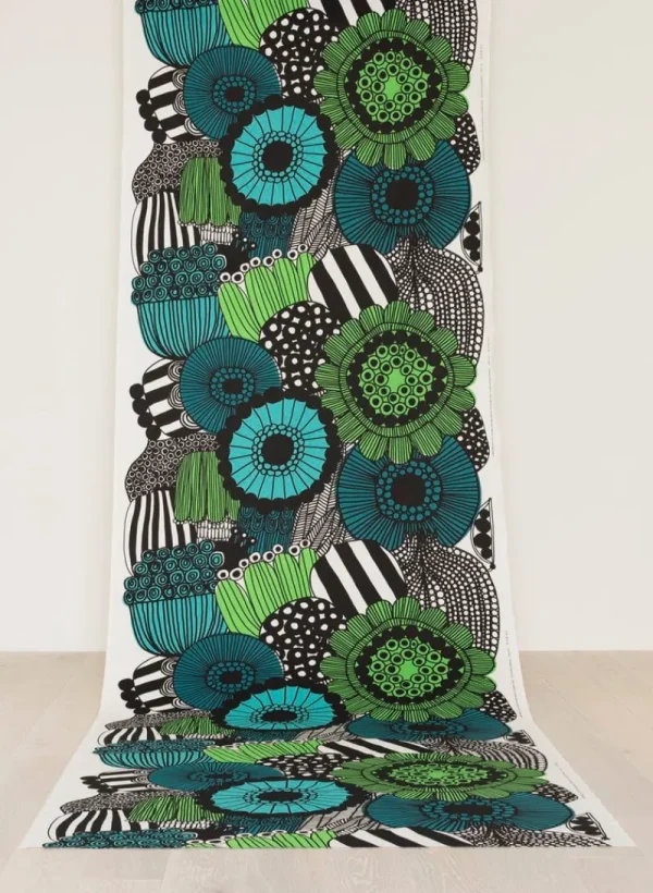 Marimekko Stoffe^Siirtolapuutarha Stoff, grün