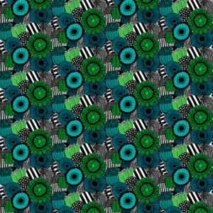 Marimekko Stoffe^Stoff Pieni Siirtolapuutarha, grün