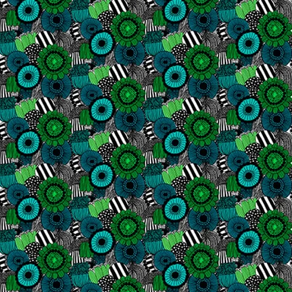 Marimekko Stoffe^Stoff Pieni Siirtolapuutarha, grün