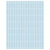 Marimekko Stoffe^Tiiliskivi - schwerer Baumwollstoff, hellblau-weiß
