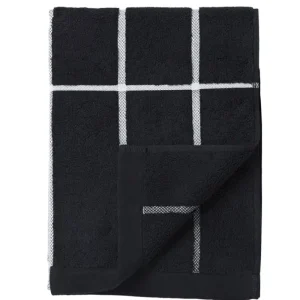 Marimekko Badezimmertextilien^Tiiliskivi Handtuch, schwarz - weiß