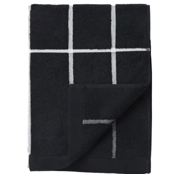 Marimekko Badezimmertextilien^Tiiliskivi Handtuch, schwarz - weiß