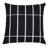 Marimekko Kissen^Tiiliskivi Kissenbezug, 50 x 50 cm, schwarz-weiß