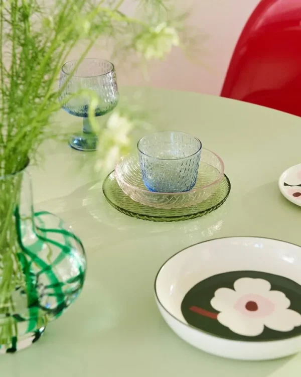 HAY Vasen-Marimekko Umpu Vase, klar - grün