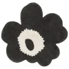 Marimekko Badezimmertextilien^Unikko Badteppich, anthrazit - naturweiß