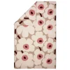 Marimekko Bettwäsche^Unikko Bettbezug, 150 x 210 cm, beige - Baumwolle - rosa