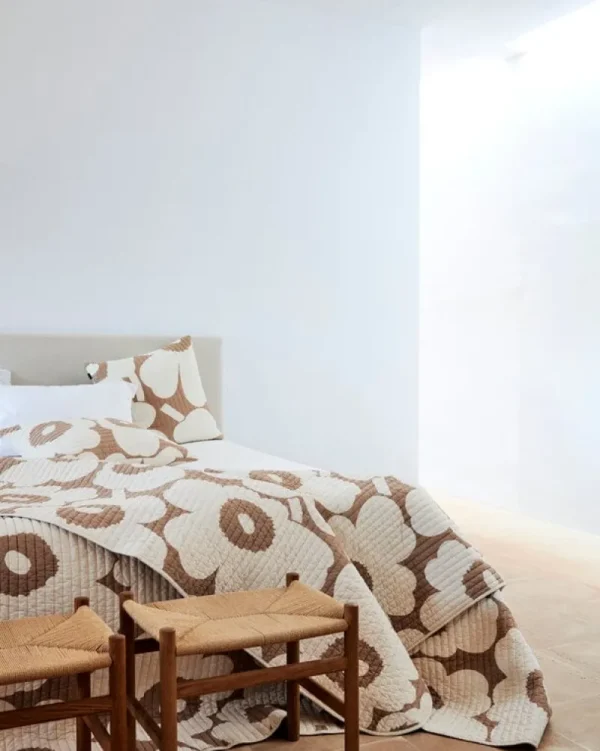 Marimekko Kissen^Unikko Kissen 60 x 60 cm, Beige - Naturweiß