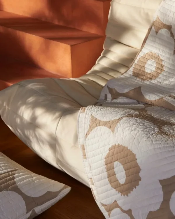Marimekko Kissen^Unikko Kissen 60 x 60 cm, Beige - Naturweiß