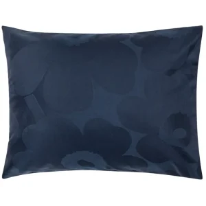 Marimekko Bettwäsche^Unikko Kopfkissenbezug, 50 x 60 cm, Dunkelblau - Blau