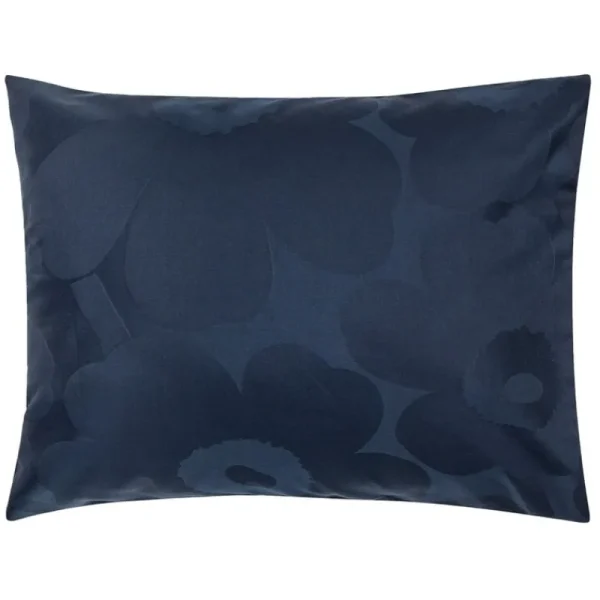 Marimekko Bettwäsche^Unikko Kopfkissenbezug, 50 x 60 cm, Dunkelblau - Blau