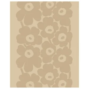 Marimekko Stoffe^Unikko Leinenstoff, beige