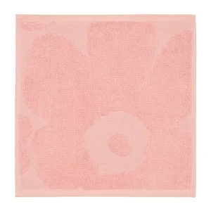 Marimekko Badezimmertextilien^Unikko Minihandtuch, Hellrosa - Rosa
