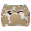 Marimekko Kissen | Sitzgelegenheiten^Unikko Puffi Hocker, cremeweiß - beige - dunkelblau