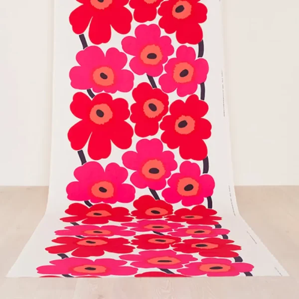 Marimekko Stoffe^Unikko Stoff, rot