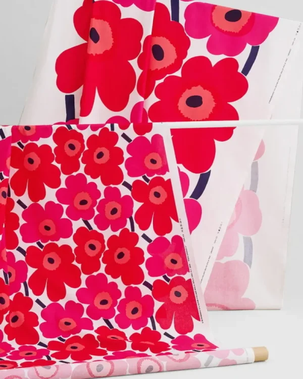 Marimekko Stoffe^Unikko Stoff, rot