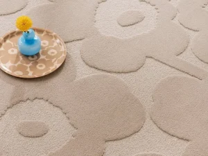 Marimekko Teppiche Und Läufer^Unikko Teppich, Hellbeige