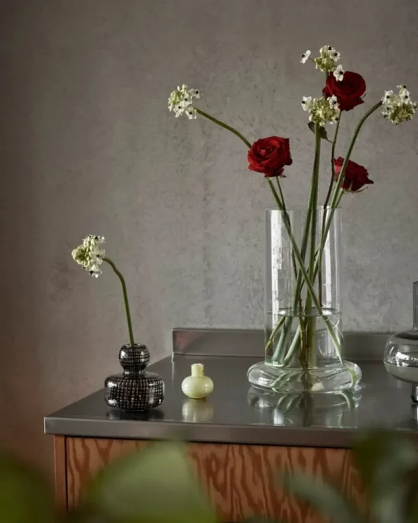 HAY Vasen-Marimekko Vase Umpu, nebelgrau