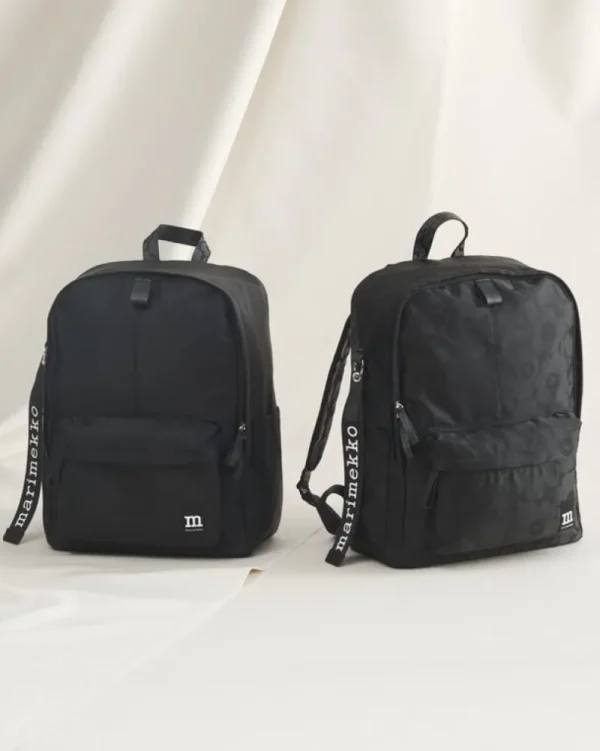 Marimekko Taschen^Zip Top Rucksack Solid, schwarz