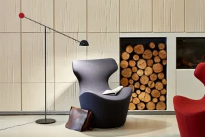 Artemide Stehleuchten-Marset Copernica P Stehleuchte, Rot – Schwarz