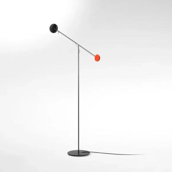 Artemide Stehleuchten-Marset Copernica P Stehleuchte, Rot – Schwarz