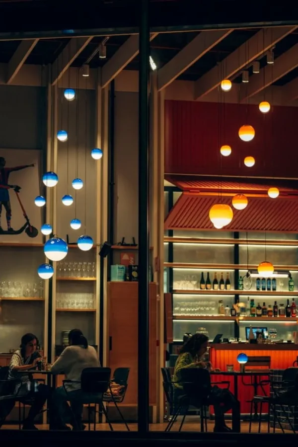 Pholc Deckenleuchten-Marset Dipping Light 40 Pendelleuchte, Bernstein