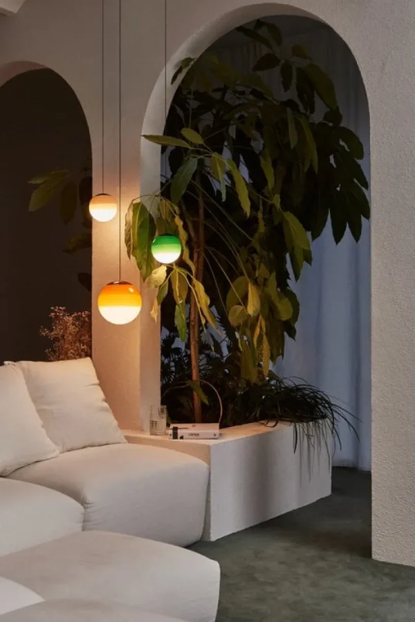 Pholc Deckenleuchten-Marset Dipping Light 40 Pendelleuchte, Bernstein