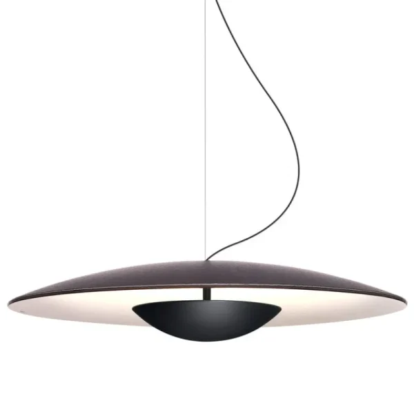 Tom Dixon Deckenleuchten-Marset Ginger 60 Pendelleuchte, Wenge - Weiß