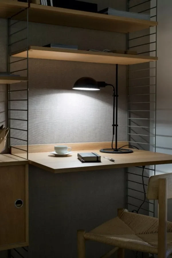Artemide Schreibtischlampen | Tischlampen-Marset Tischleuchte Funiculi S, schwarz