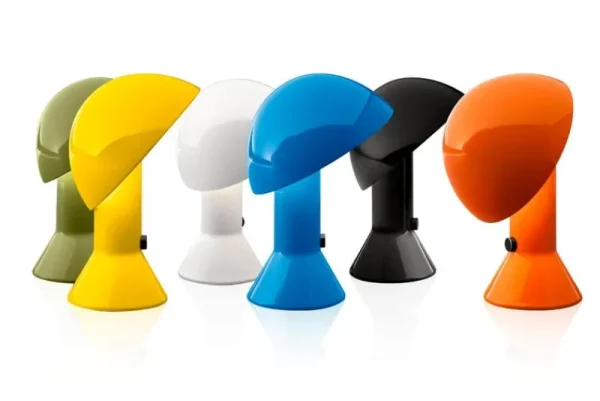 Normann Copenhagen Tischlampen-Martinelli Luce Elmetto Tischleuchte, Orange