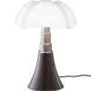 Louis Poulsen Tischlampen-Martinelli Luce Pipistrello Tischleuchte, dunkelbraun