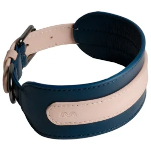 Masimalo Haustiere^Arch Wide Halsband, navy - natur