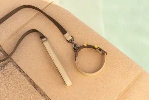 Masimalo Haustiere^Colour Block Halsband, light sage - khaki