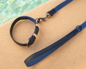 Masimalo Haustiere^Colour Block Halsband, navy - grandala blue