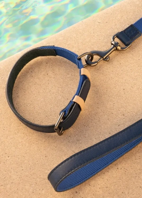 Masimalo Haustiere^Colour Block Leine, navy - grandala blau
