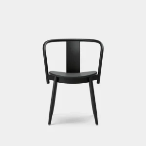 Vitra Sitzgelegenheiten-Massproductions Icha Stuhl, Buche schwarz gebeizt