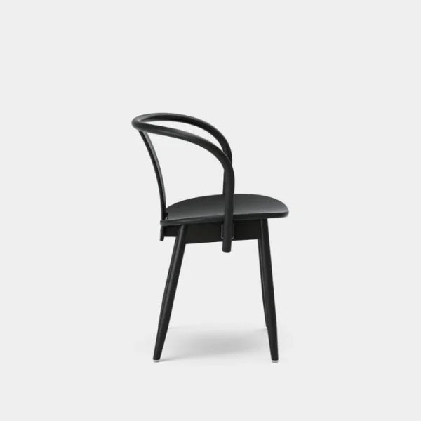Vitra Sitzgelegenheiten-Massproductions Icha Stuhl, Buche schwarz gebeizt
